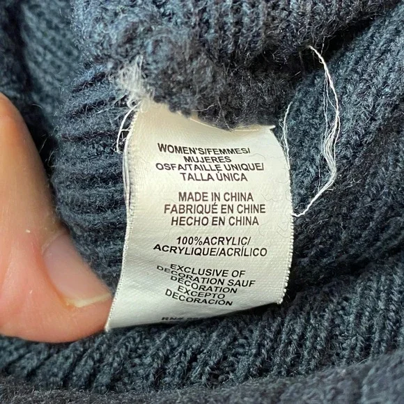 Under Armour Men's Ribbed Knit Beanie Hat Black Cold Weather Warm - Picture 3 of 3